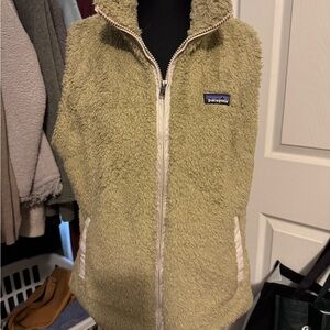 Patagonia Fluffy Fleece Tan Vest